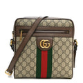 GG Supreme Monogram Web Small Ophidia Messenger Bag Brown wholesalehk.shop