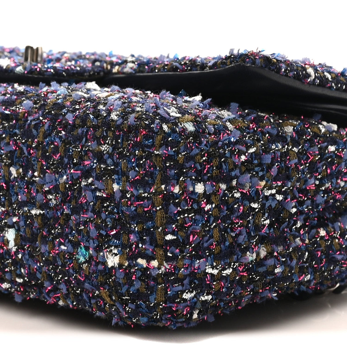 Tweed Quilted Medium Double Flap Blue Purple Khaki Pink wholesalehk.shop