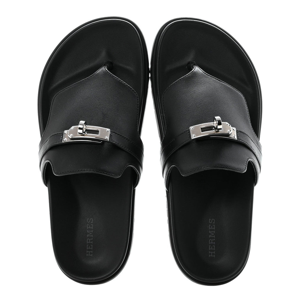 Calfskin Womens Empire Sandals 38 Black wholesalehk.shop