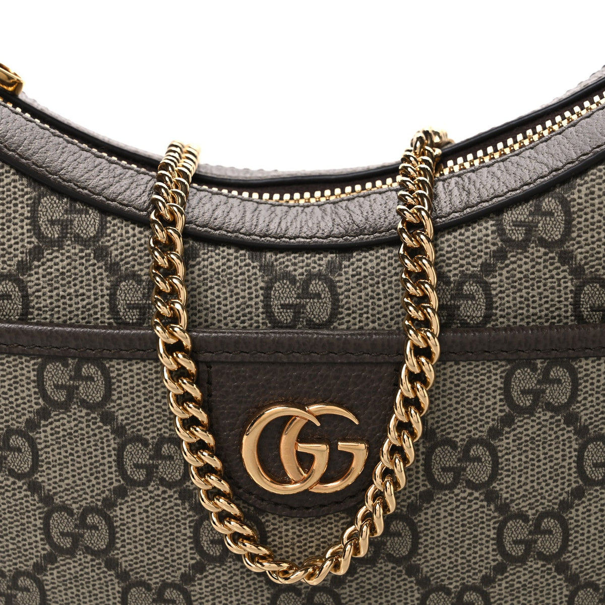 GG Supreme Monogram Textured Dollar Calfskin Small Ophidia Shoulder Bag Beige Ebony New Acero wholesalehk.shop