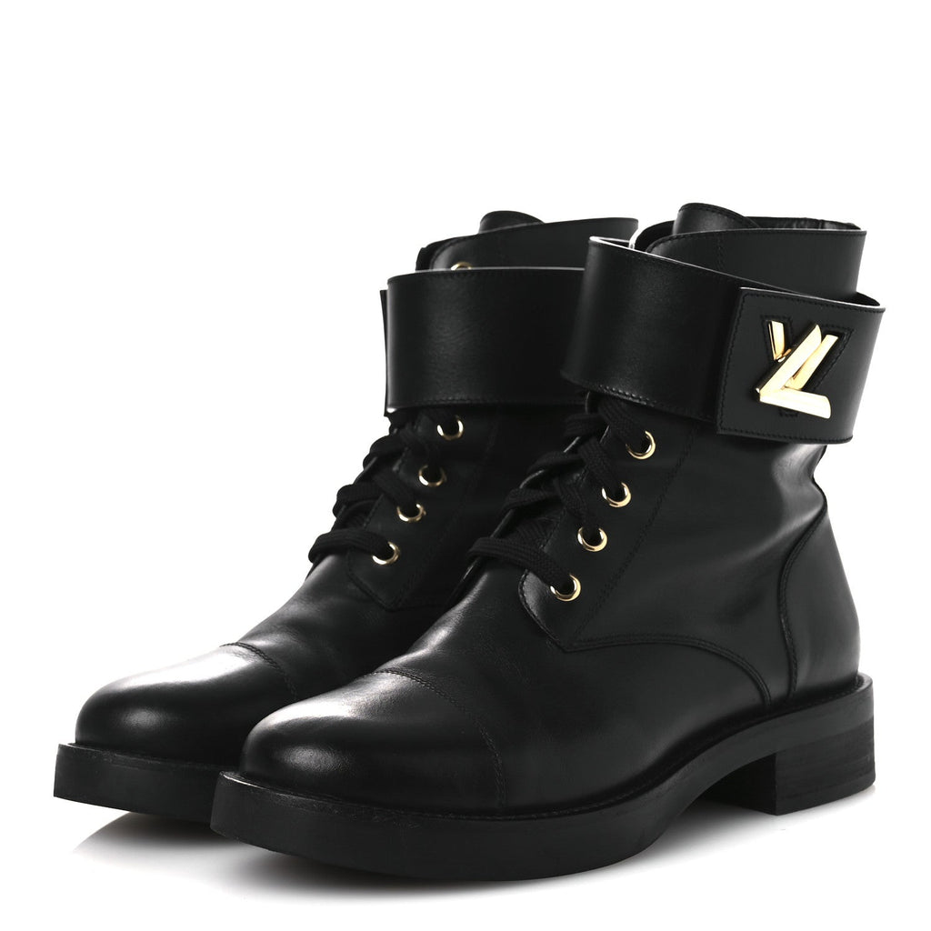 Calfskin Wonderland Ranger Boots 37.5 Black £¨ Direct shipment via from wholesalehk.shop