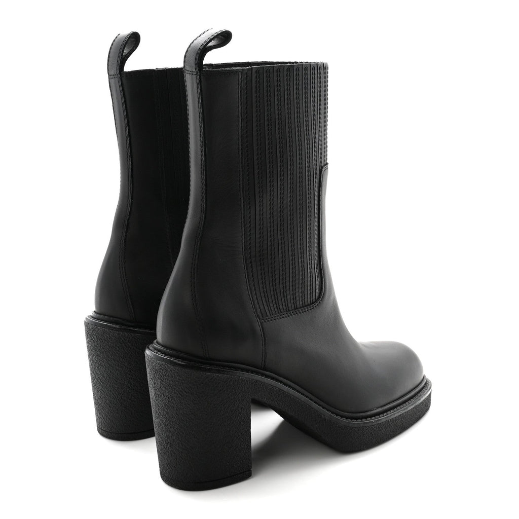 Calfskin Donia 70 Ankle Boots 36 Black wholesalehk.shop