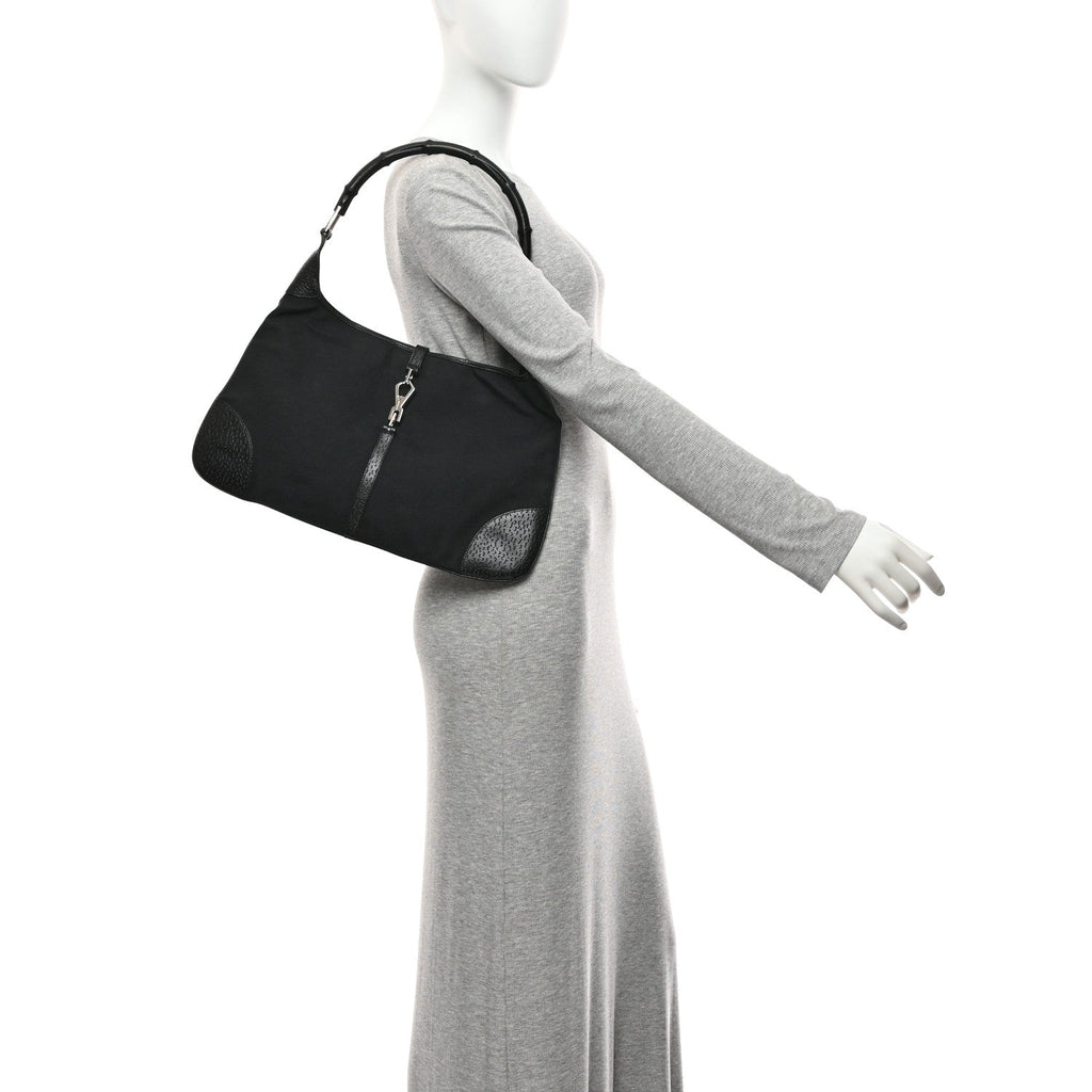 Canvas Small Jackie O Hobo Black £¨ Direct shipment via from wholesalehk.shop