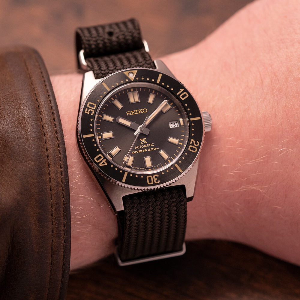 Seiko Prospex 1965 Diver’s Re-Interpretation Automatic Black Dial Brown NATO Strap Watch For Men - SPB239J1 wholesalehk.shop