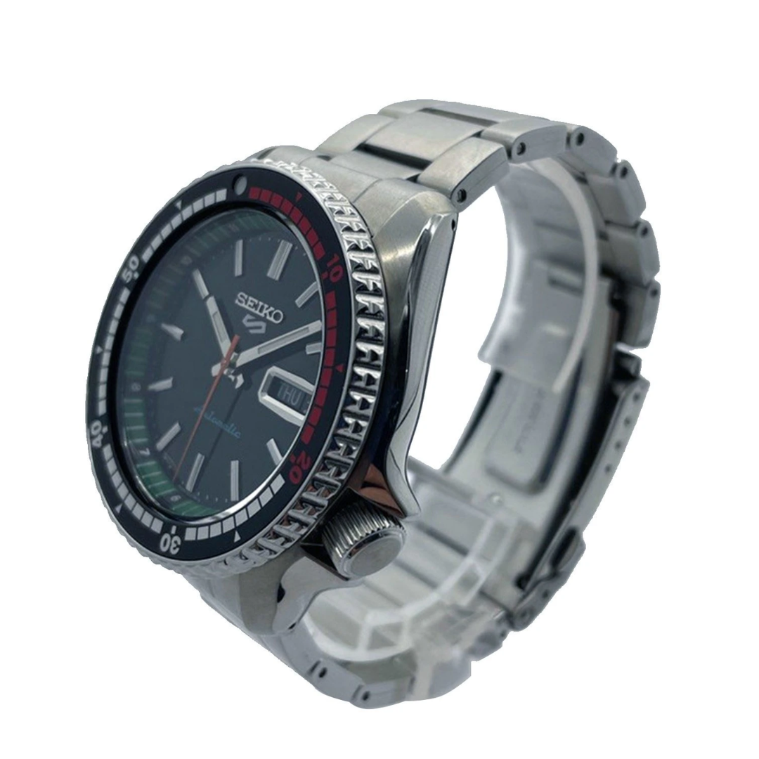 Seiko 5 Sports SKX Series Regatta Timer Retro Blue Dial Silver Steel Strap Watch For Men - SRPK13K1 wholesalehk.shop