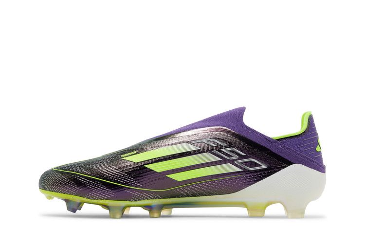 adidas Laceless F50 Elite Fast Reborn FG Purple Lucid Lemon