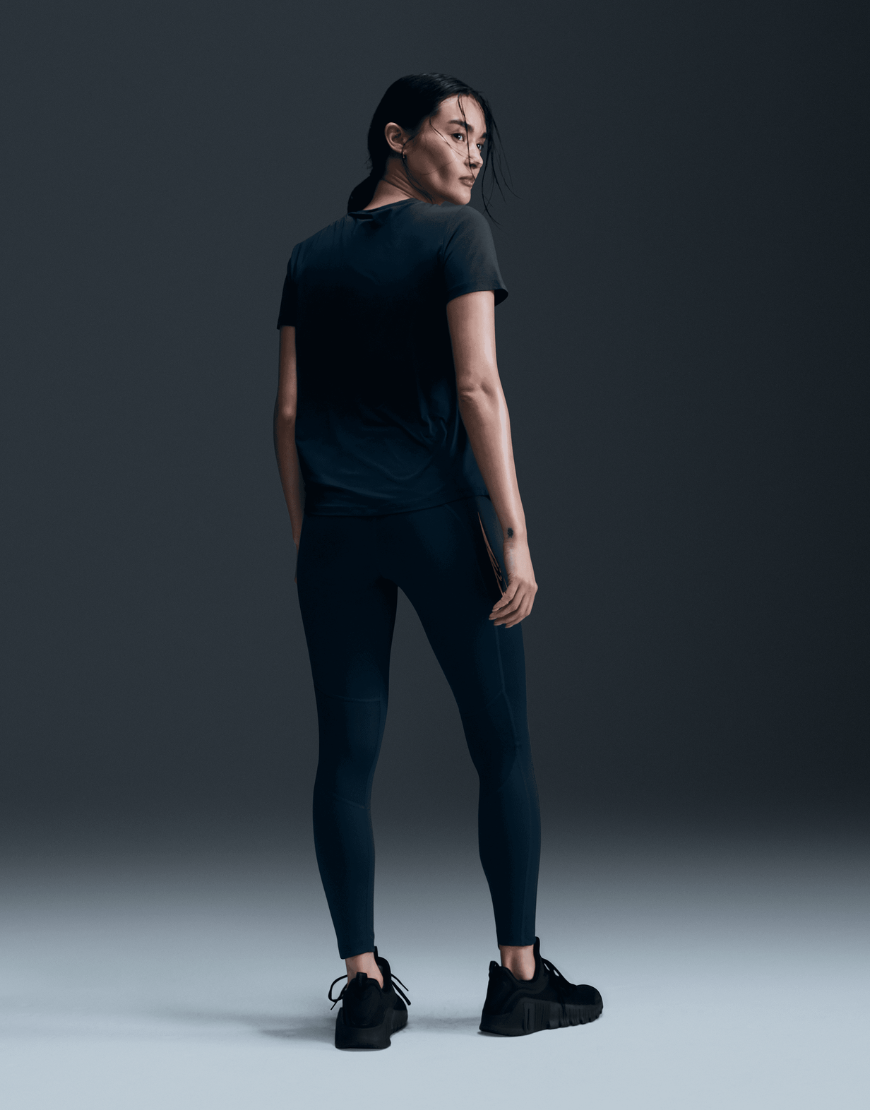 2026 New Arrival Women's Dri-FIT Short-Sleeve Graphic Top :Armoury Navy wholesalehk.shop