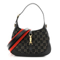Jacquard Denim GG Monogram Small Jackie 1961 Hobo Black Ivory £¨ Direct shipment via from wholesalehk.shop