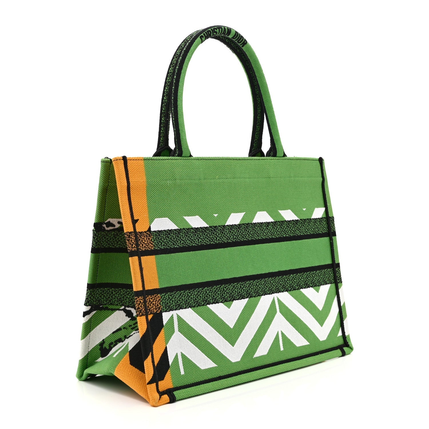 Canvas Embroidered Medium Jungle Pop Book Tote Green Multicolor £¨ Direct shipment via from wholesalehk.shop