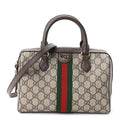 GG Supreme Monogram Web Medium Ophidia Top Handle Bag Beige Ebony New Acero wholesalehk.shop