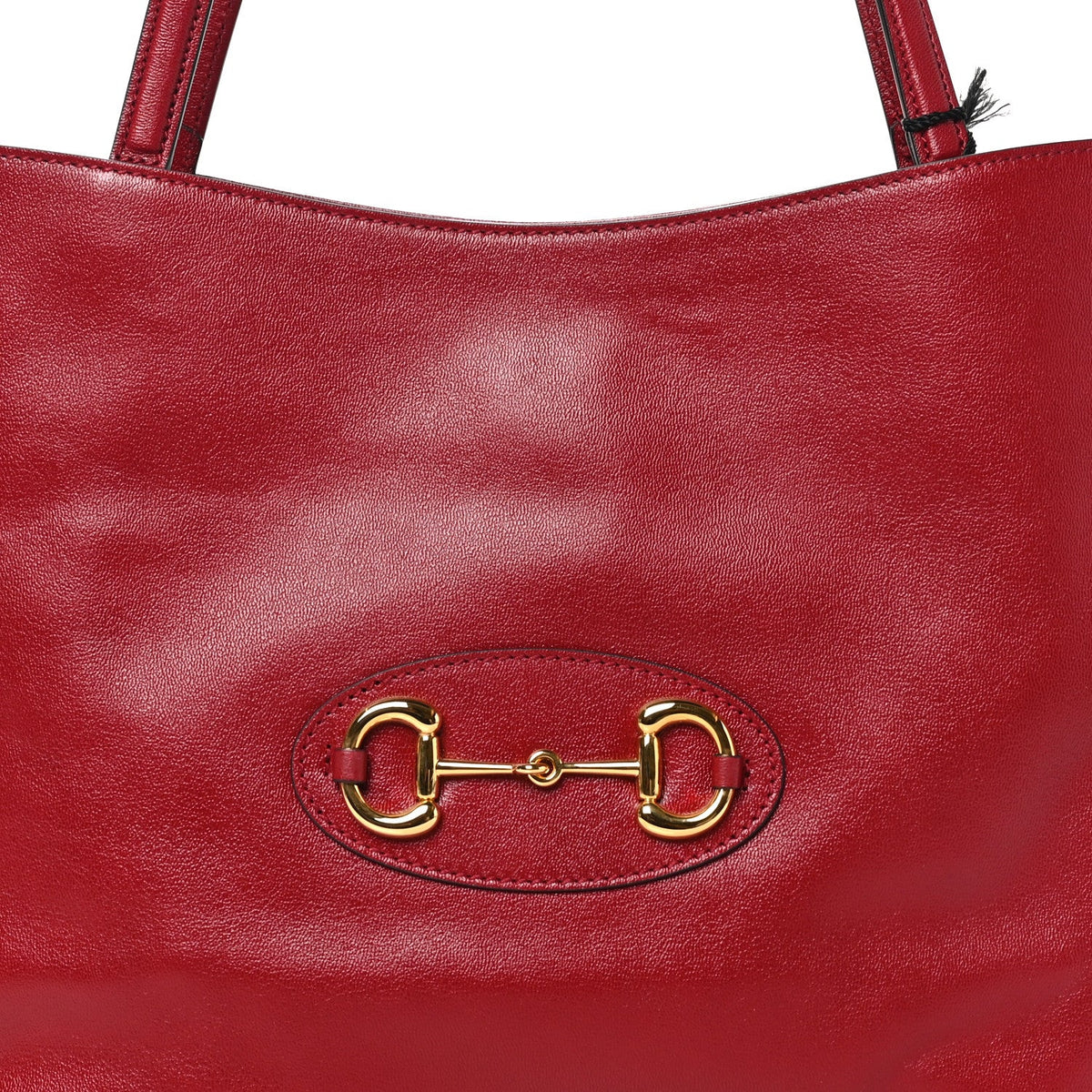New Sakai Calfskin Lux Horsebit 1955 Tote Bag New Cherry Red wholesalehk.shop