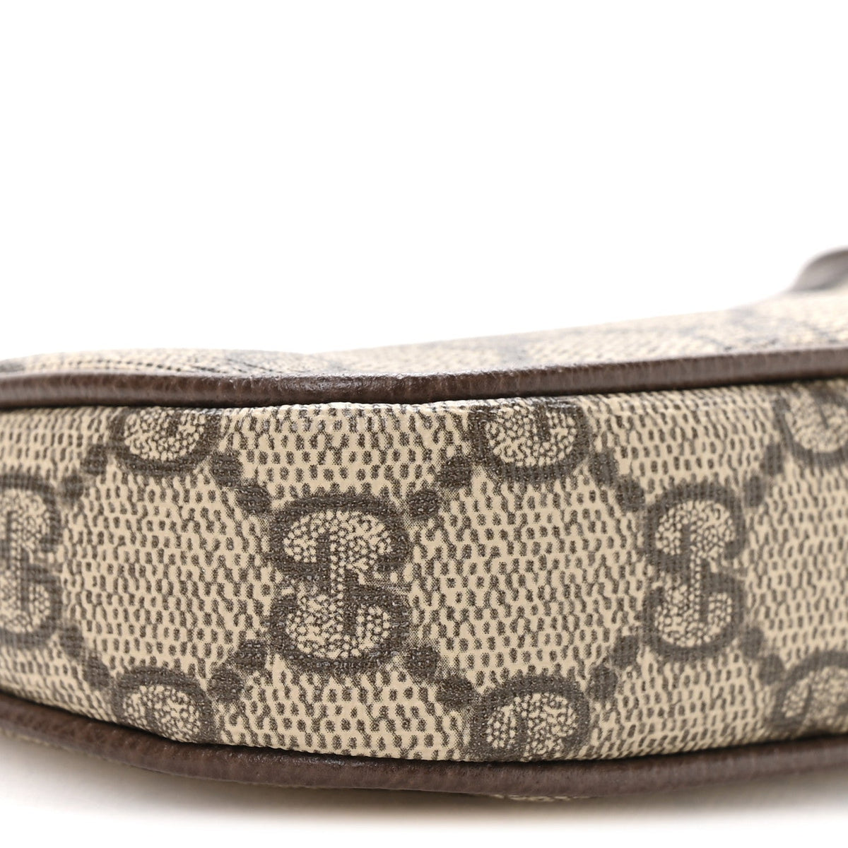 GG Supreme Monogram Textured Dollar Calfskin Mini Ophidia Chain Bag Beige Ebony wholesalehk.shop