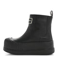 Calfskin Polar Flat Ankle Boots 38 Black £¨ Direct shipment via from wholesalehk.shop