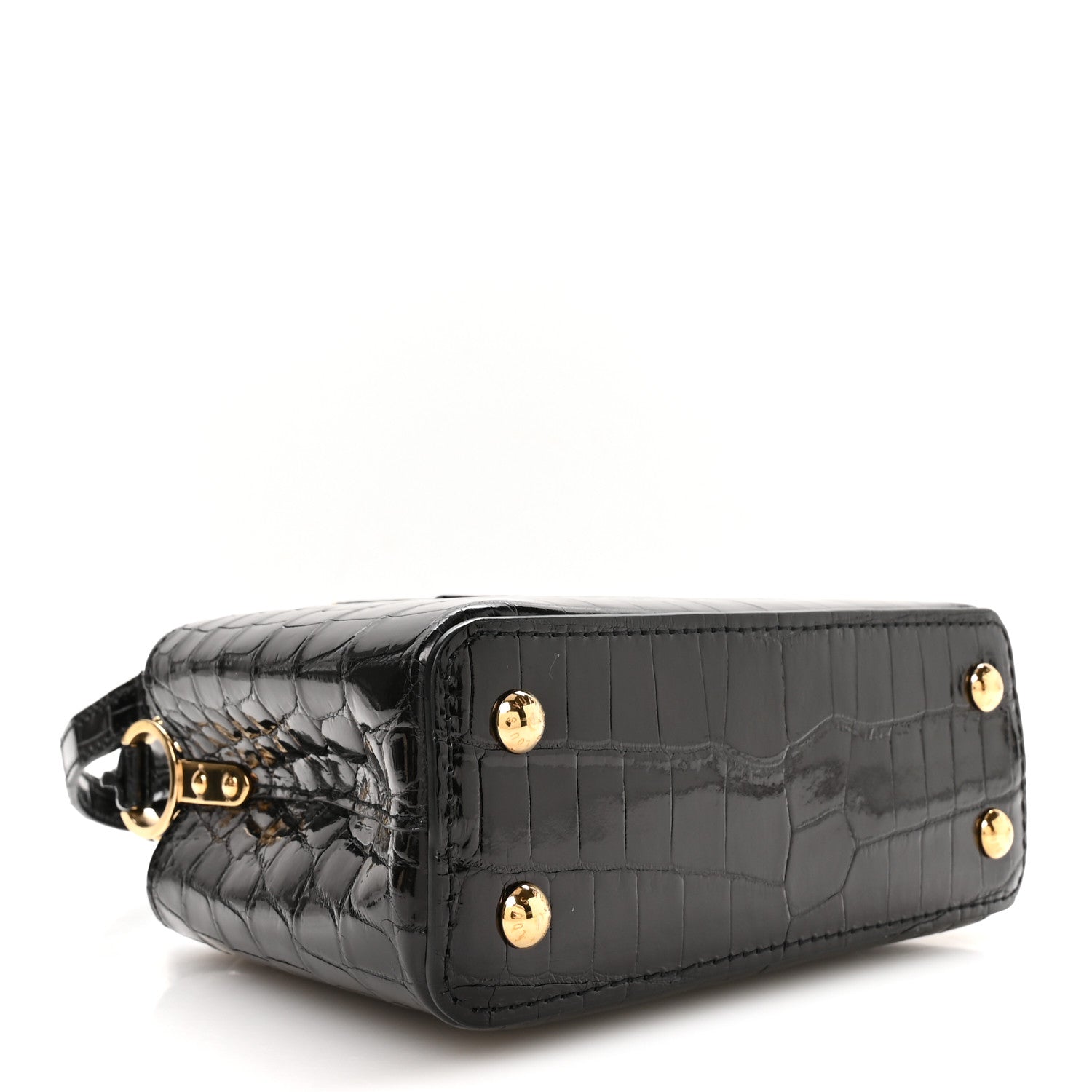 Crocodile Mini Capucines Black £¨ Direct shipment via from wholesalehk.shop