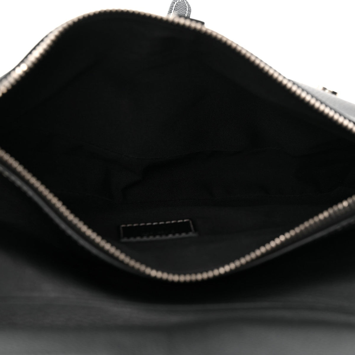 Grained Calfskin Mens Saddle Bag Black wholesalehk.shop