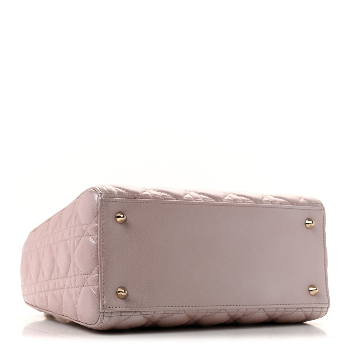 Pearly Lambskin Cannage Medium Lady Dior Lotus wholesalehk.shop