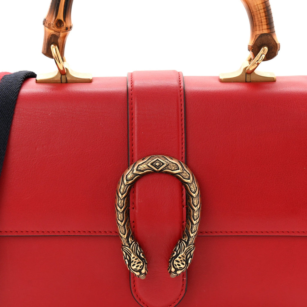 Dollar Calfskin Crystal Web Medium Dionysus Bamboo Top Handle Bag Hibiscus Red Black Diamond wholesalehk.shop