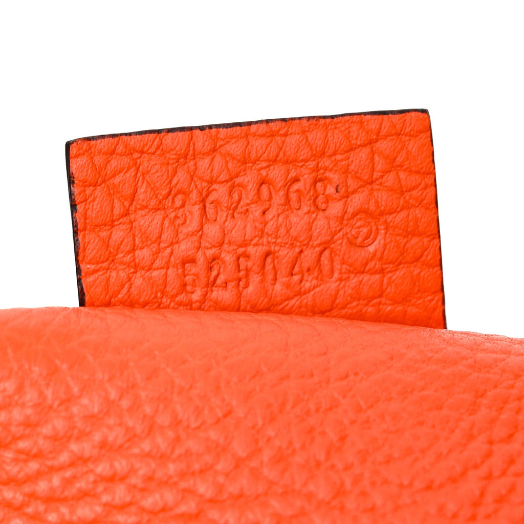 Soft Grained Calfskin Large Jackie Hobo Orange £¨ Direct shipment via from wholesalehk.shop