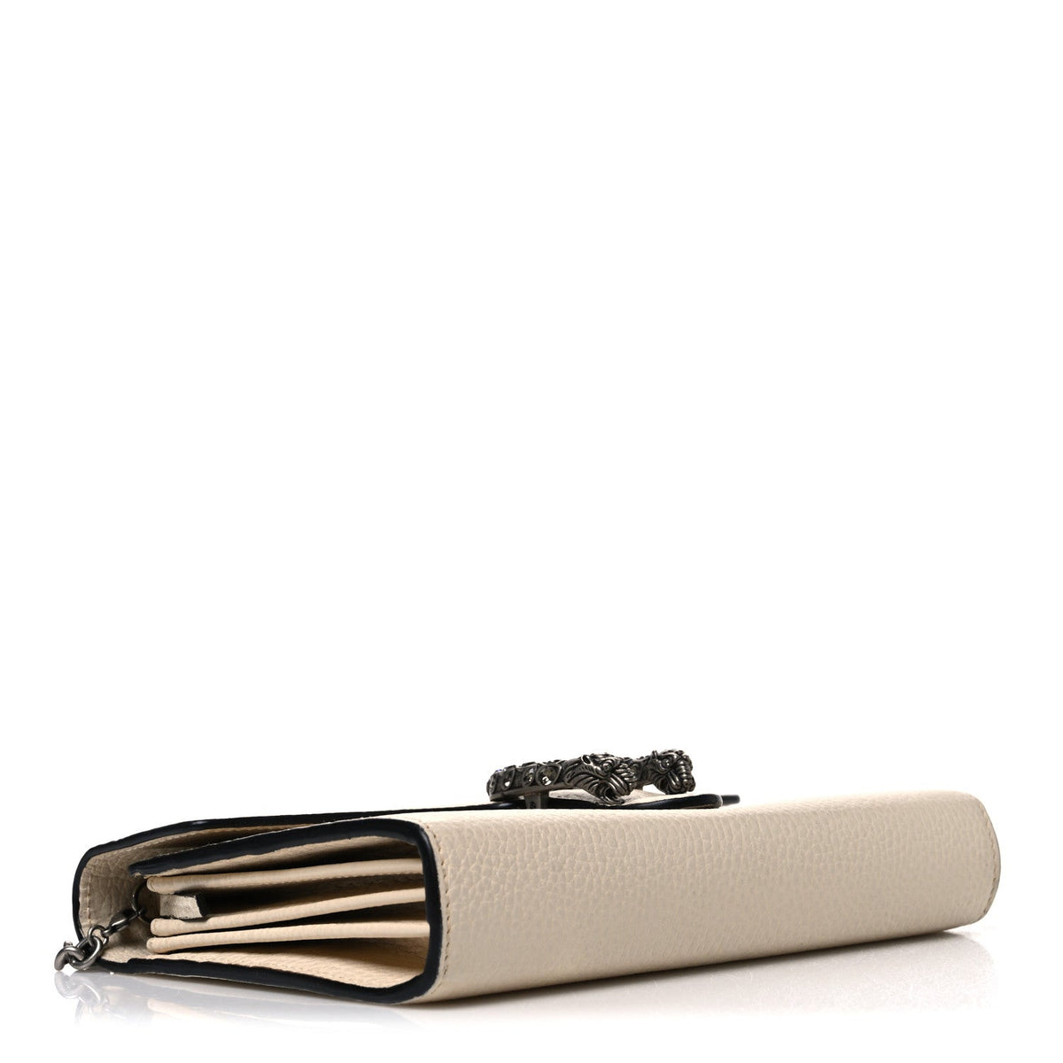 Dollar Calfskin Mini Dionysus Chain Wallet Mystic White wholesalehk.shop