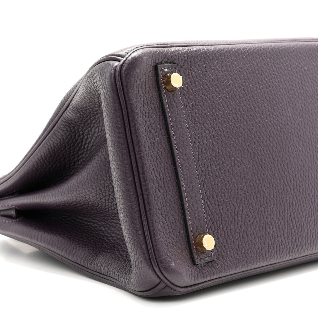 Taurillon Clemence Birkin 30 Raisin £¨ Direct shipment via from wholesalehk.shop