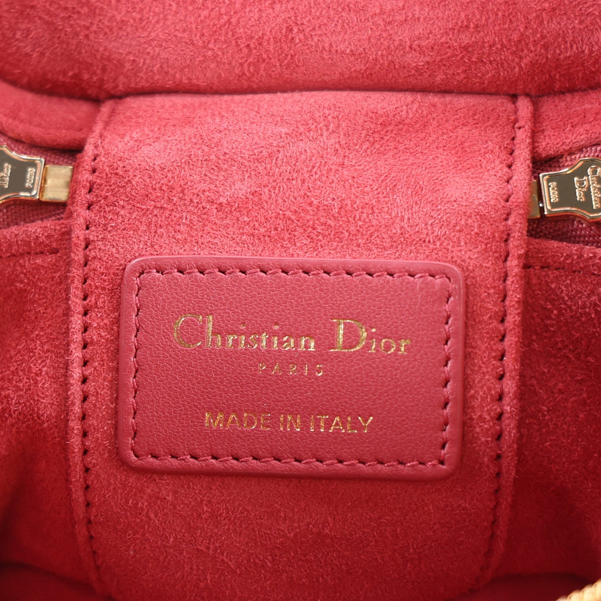 Lambskin Cannage Micro Vanity Case Strawberry Pink wholesalehk.shop
