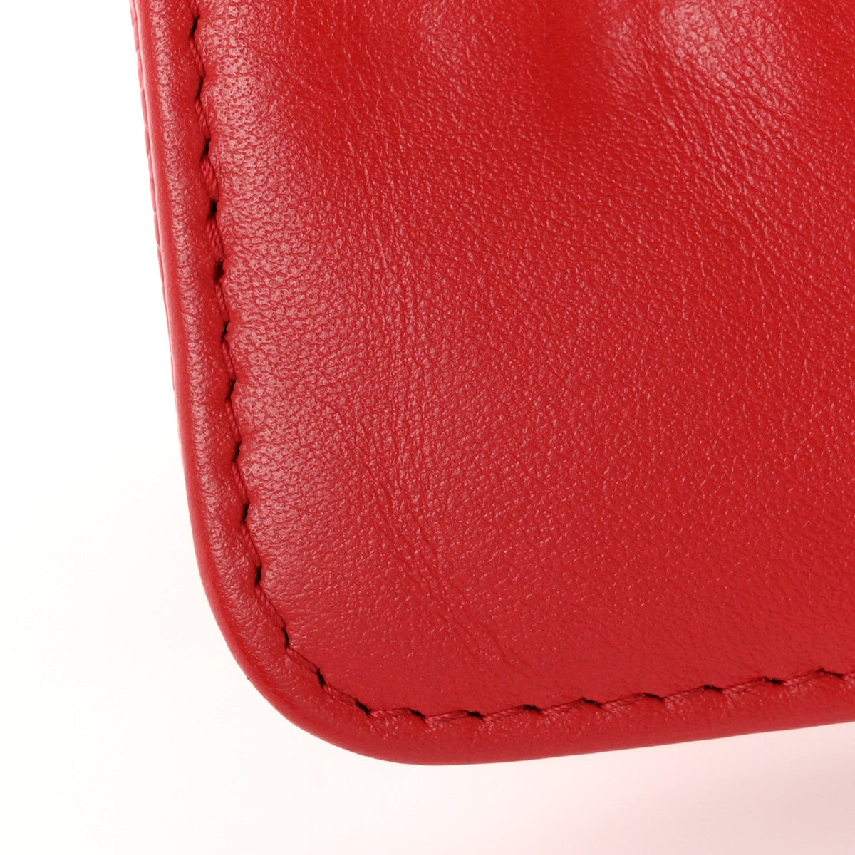 Caviar Quilted Boy Wallet On Chain WOC Red wholesalehk.shop