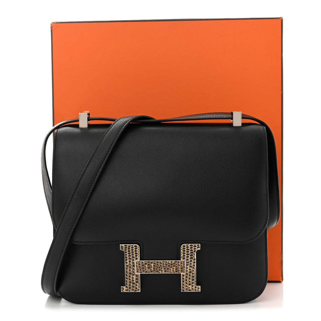 Madame Calfskin Lizard Constance 24 Black Ombre £¨ Direct shipment via from wholesalehk.shop