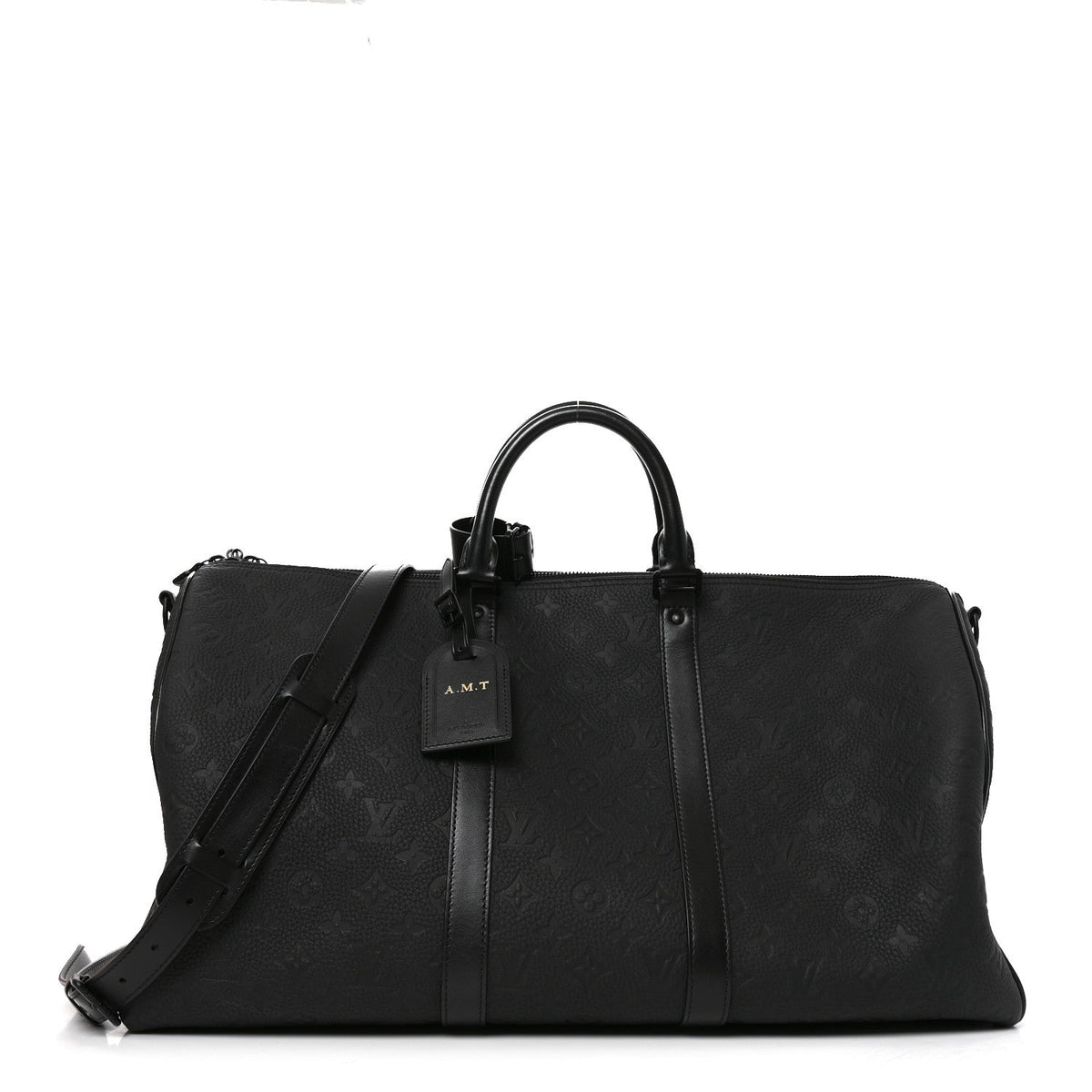 Taurillon Monogram Keepall Bandouliere 50 Black wholesalehk.shop