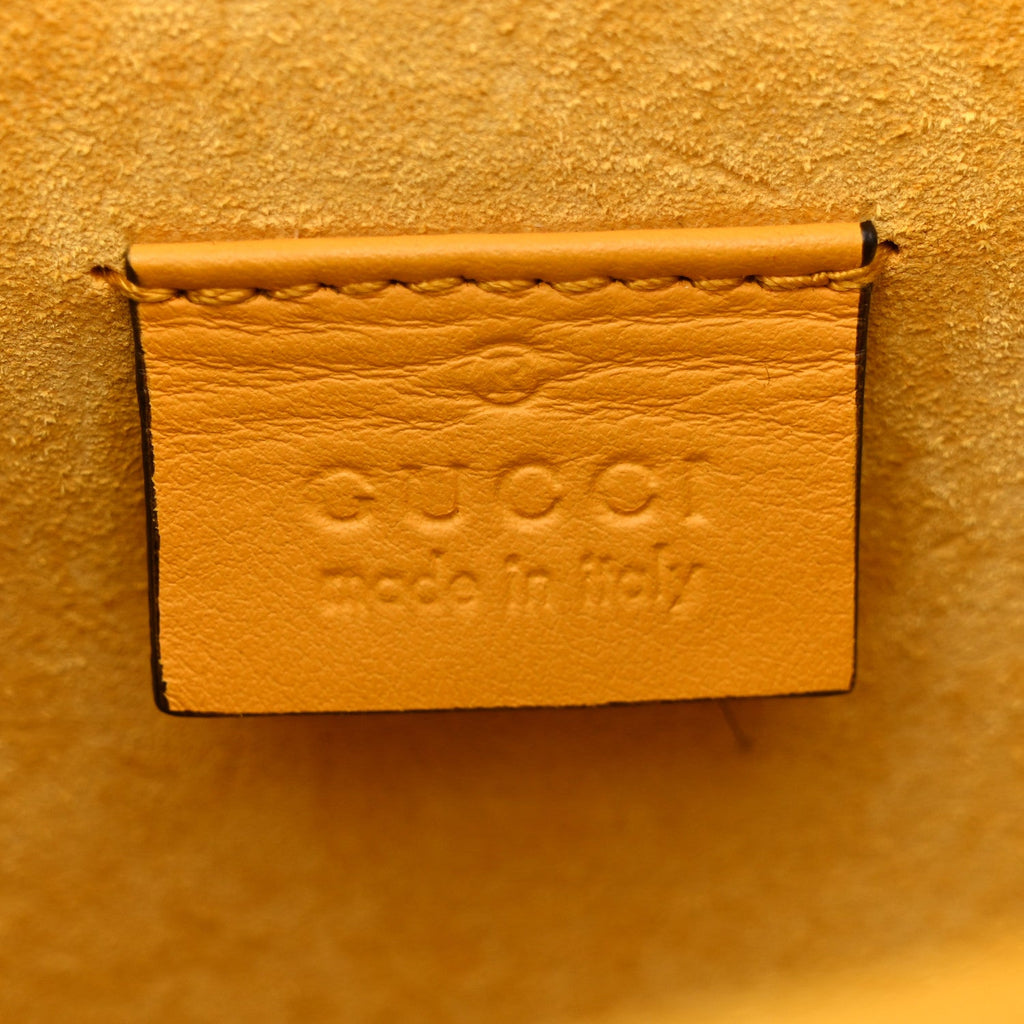 GG Supreme Monogram Mini Dionysus Shoulder Bag Yellow wholesalehk.shop