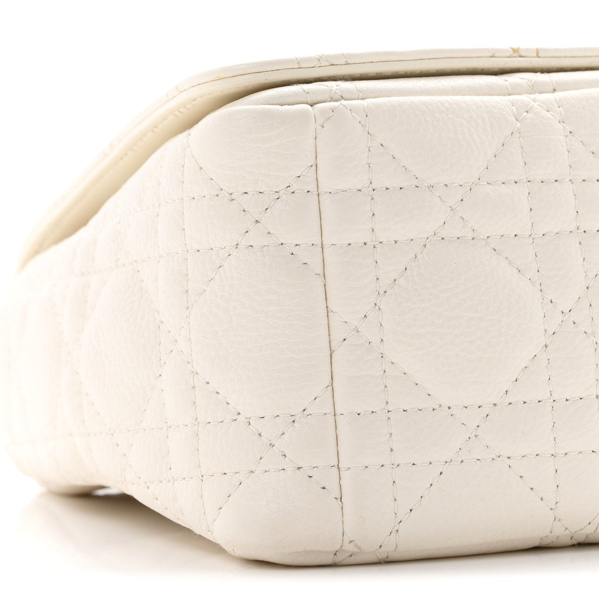 Supple Calfskin Cannage Medium Caro Bag Ivory wholesalehk.shop