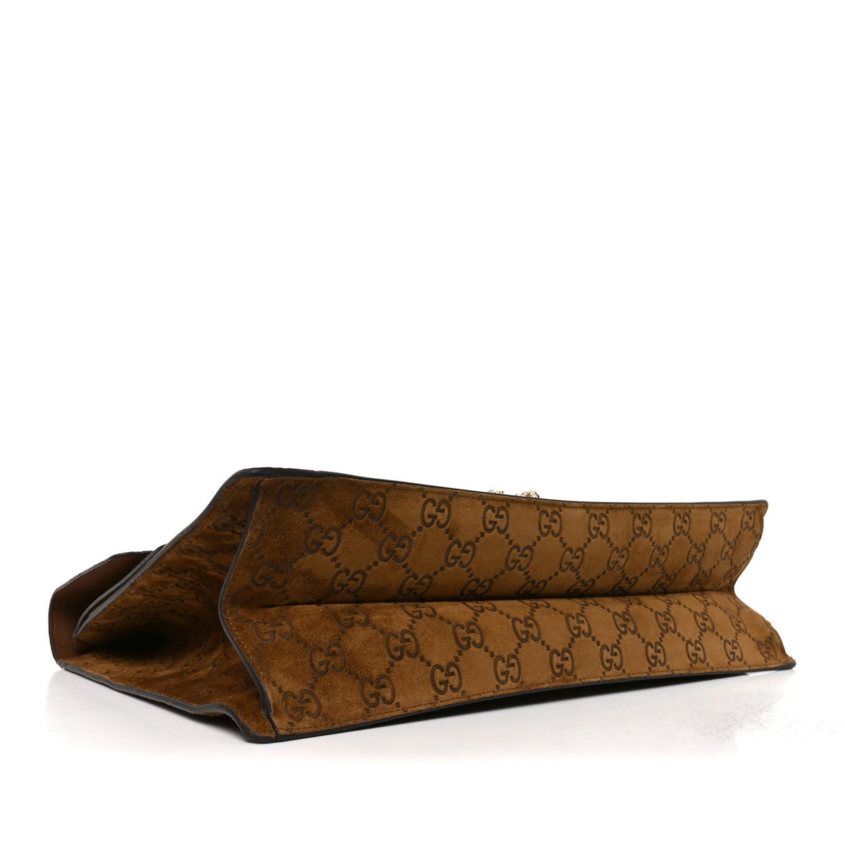 Suede GG Debossed Large Dionysus Shoulder Bag Brown wholesalehk.shop