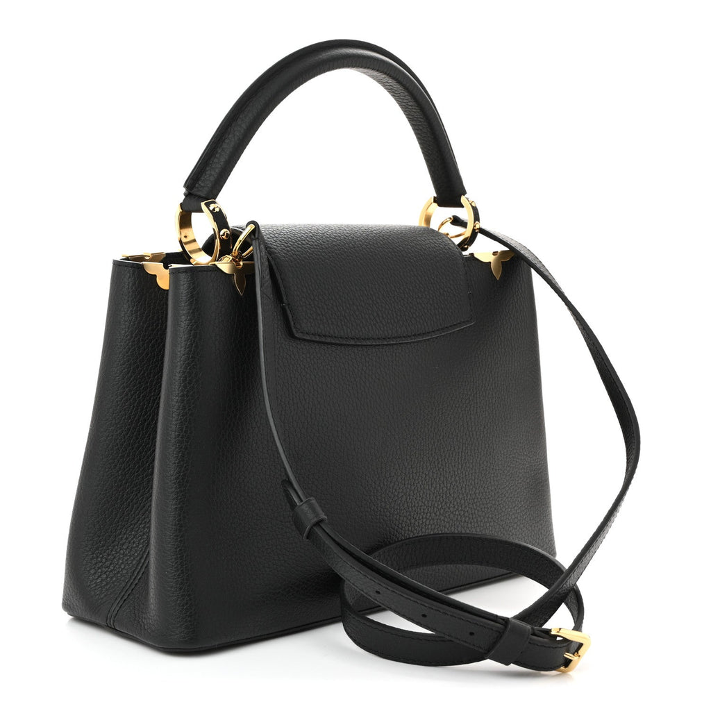 Taurillon Embellished Flower Crown Capucines MM Black £¨ Direct shipment via from wholesalehk.shop