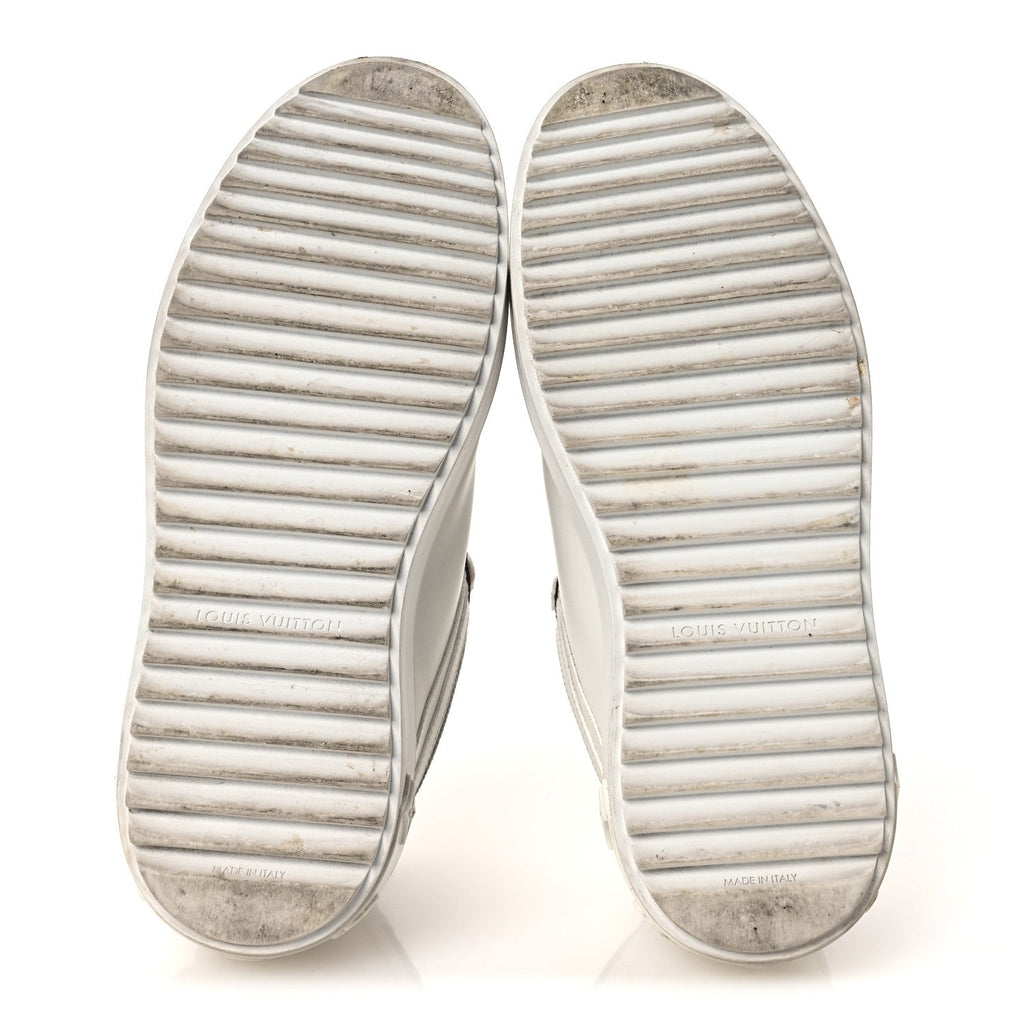 Calfskin Embossed Monogram Time Out Sneakers 36 White £¨ Direct shipment via from wholesalehk.shop