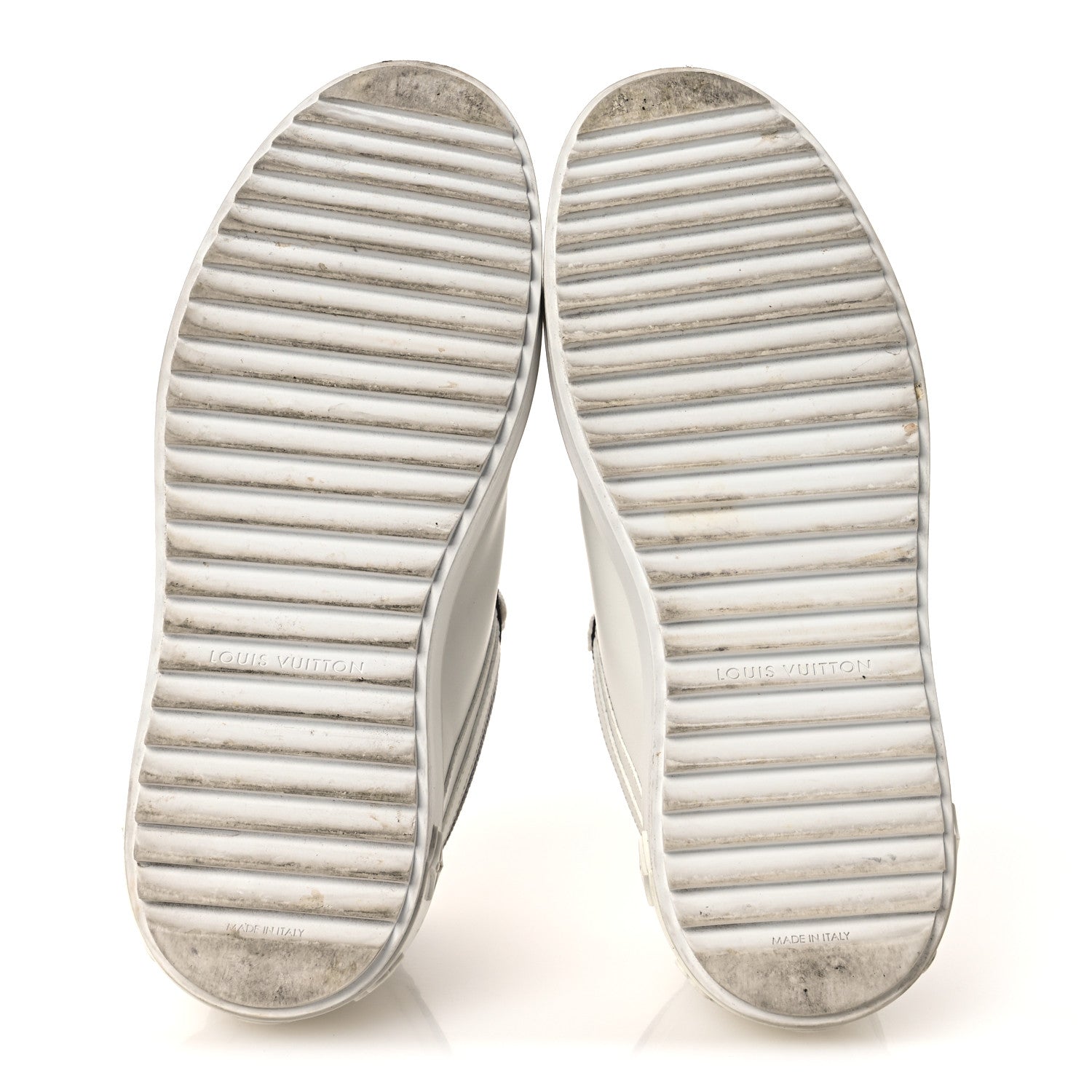 Calfskin Embossed Monogram Time Out Sneakers 36 White £¨ Direct shipment via from wholesalehk.shop