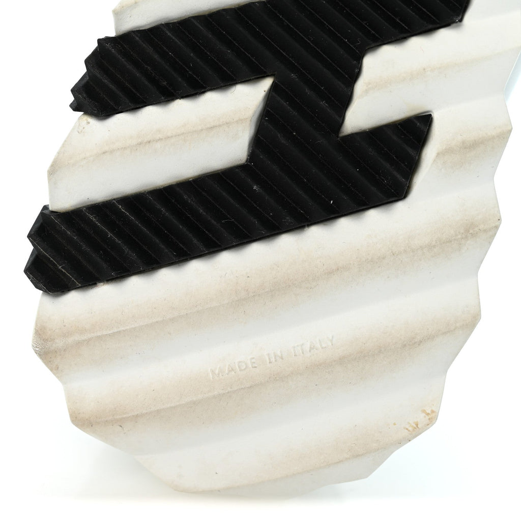Calfskin Suede Goatskin Bouncing Sneakers 36.5 White Black wholesalehk.shop