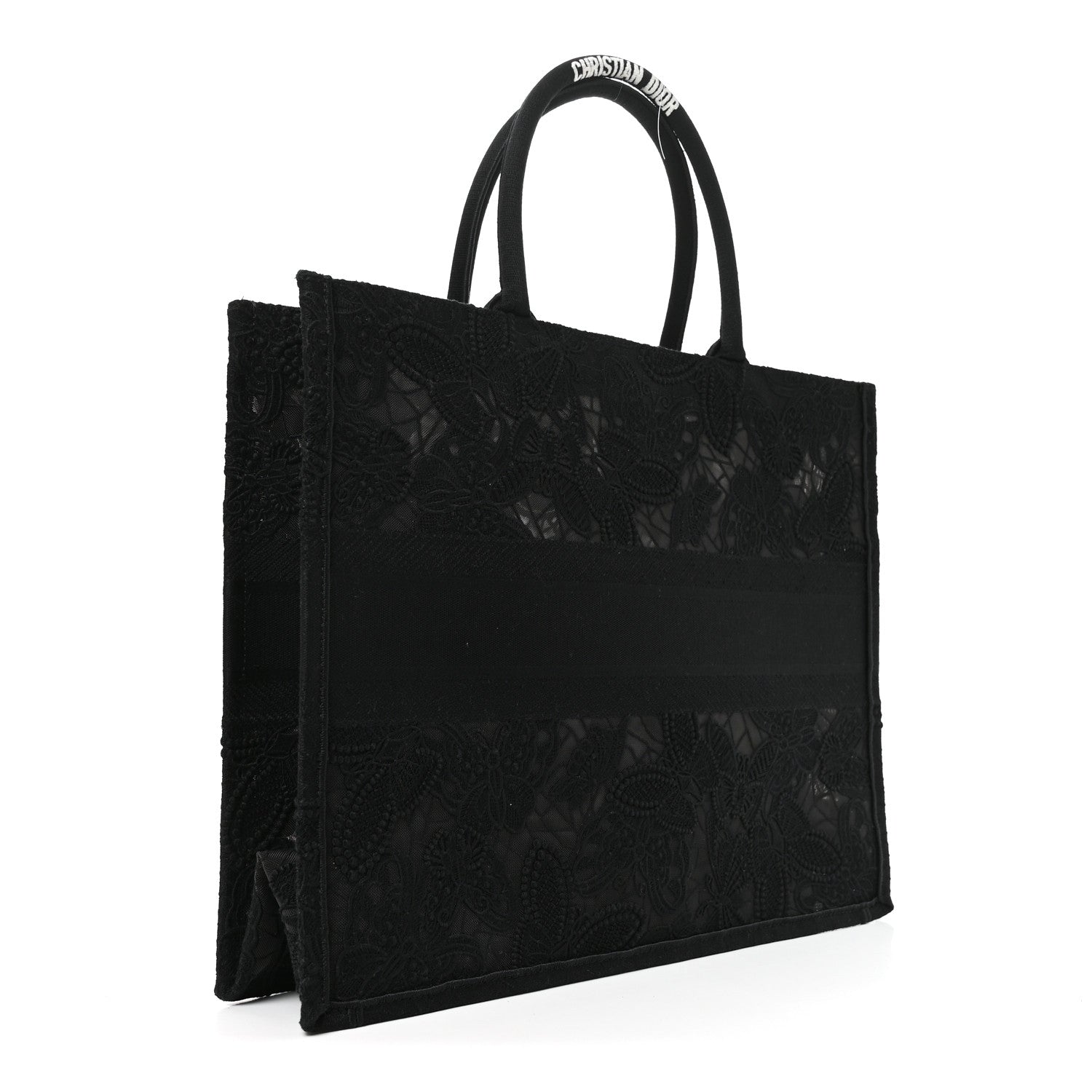 Embroidered 3D Macrame D-Lace Butterfly Large Book Tote Black Multicolor £¨ Direct shipment via from wholesalehk.shop