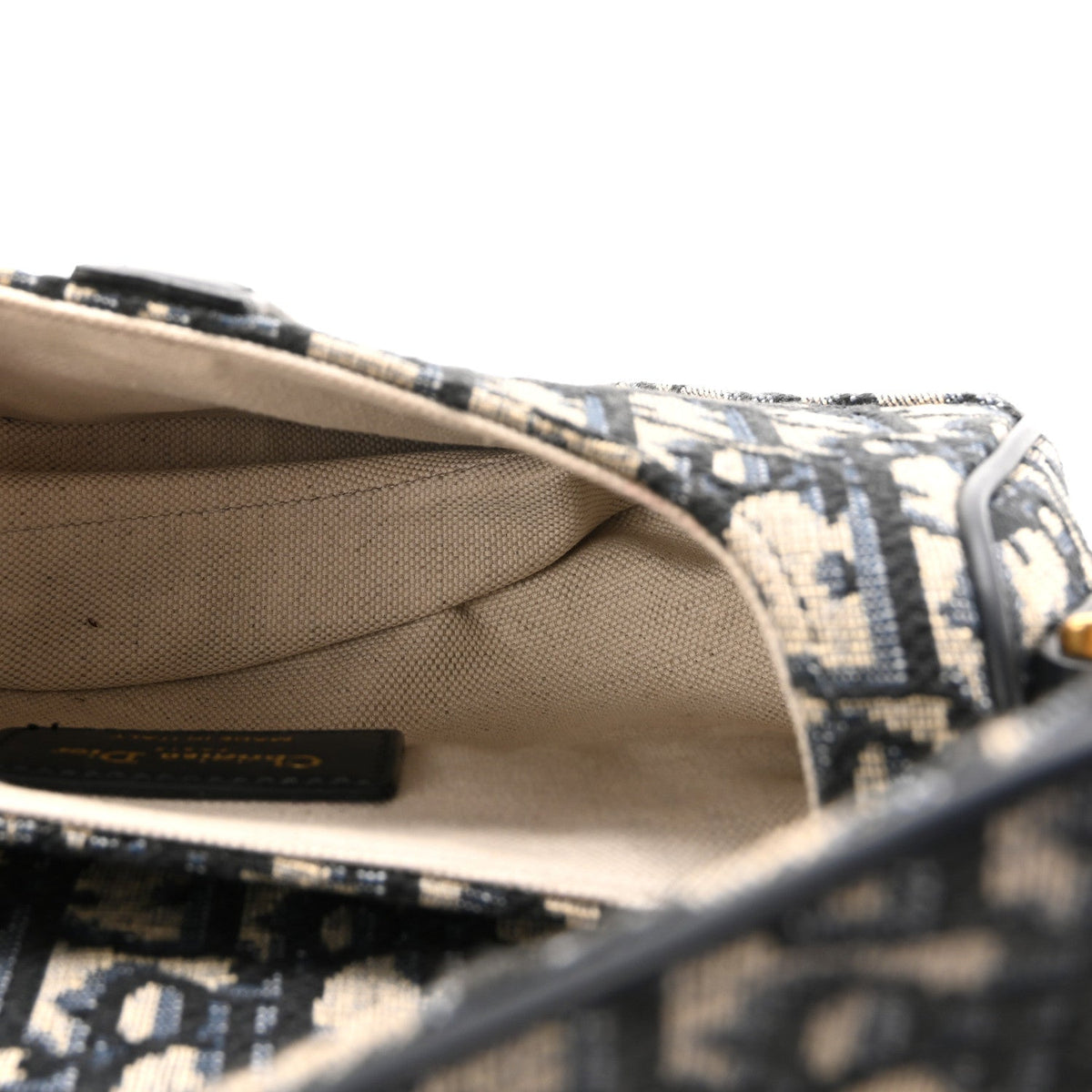 Oblique Mini Saddle Bag With Strap  Blue wholesalehk.shop