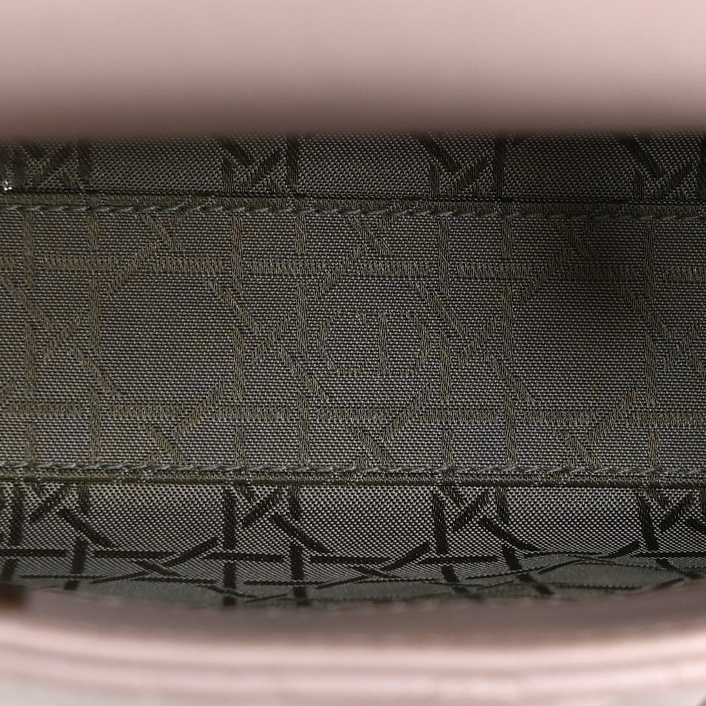 Metallic Lambskin Cannage Mini Lady Dior Lotus wholesalehk.shop