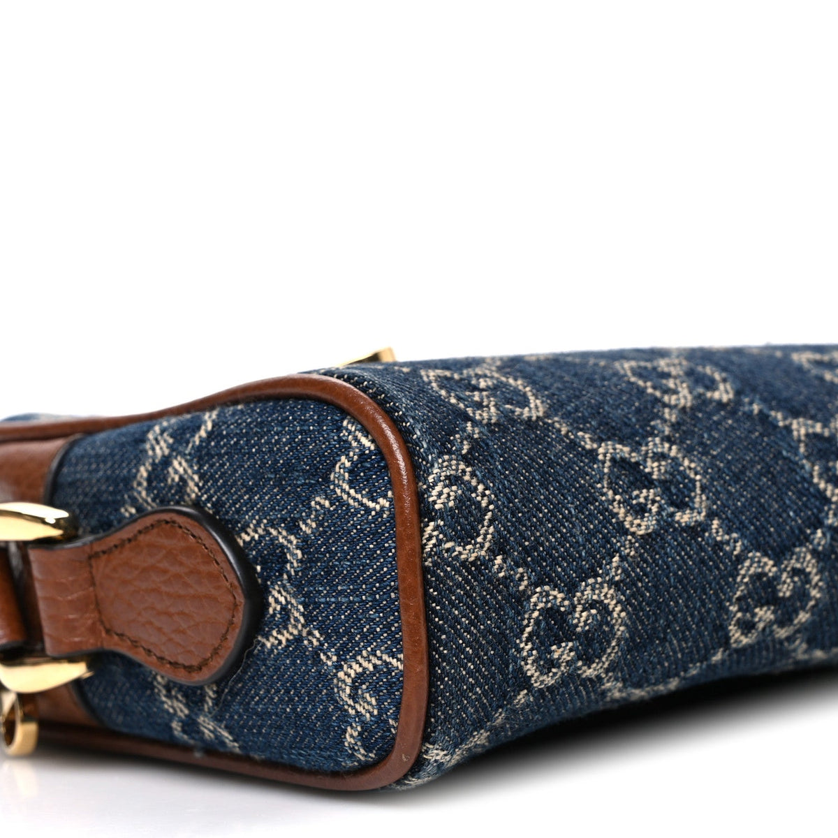 New Denim GG Monogram Dollar Calfskin Mini Ophidia Shoulder Bag Blue Tea Cuir Epilog wholesalehk.shop