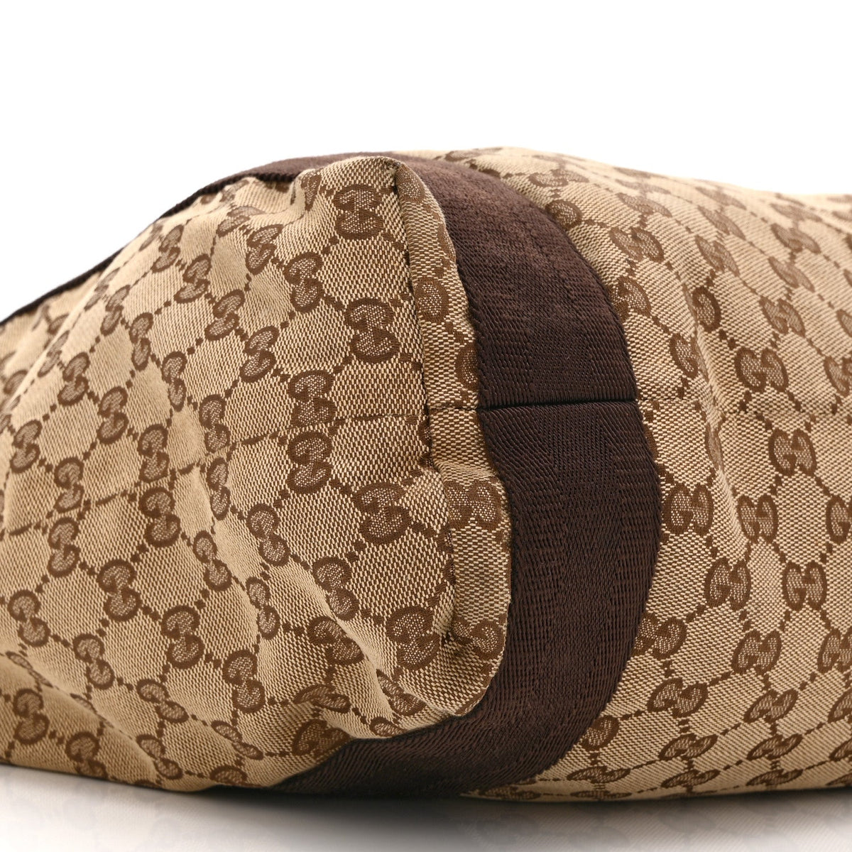 GG Monogram Medium Handle Vertical Tote Bag Dark Brown wholesalehk.shop