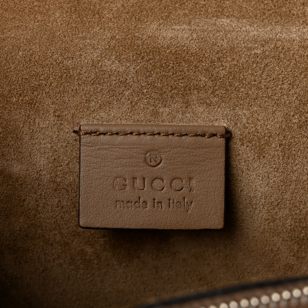 GG Supreme Monogram Medium Dionysus Shoulder Bag Taupe wholesalehk.shop