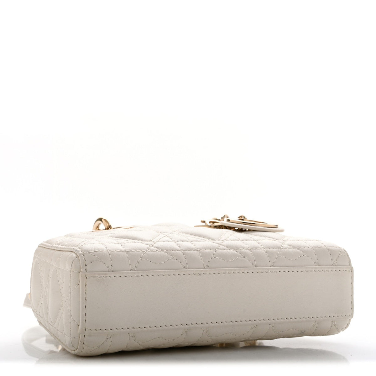 Lambskin Cannage Dioramour Micro Lady D-Joy Latte wholesalehk.shop