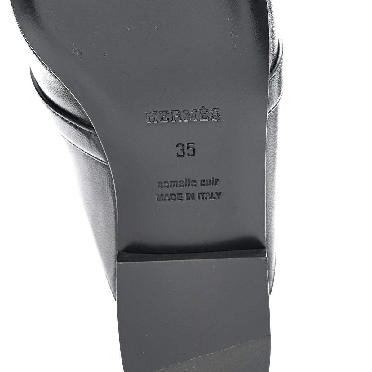 Goatskin Oz Mules 35 Black wholesalehk.shop