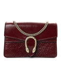 Crinkled Patent Mini Dionysus Shoulder Bag Rosso Ancora Red wholesalehk.shop