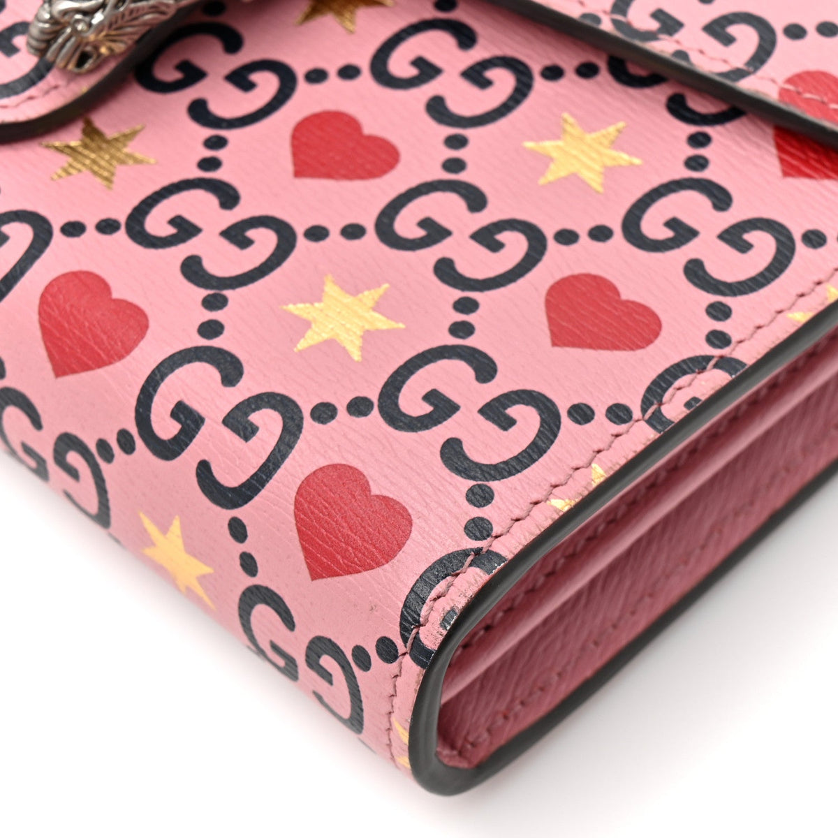 Calfskin Valentine's Day Exclusive Mini Dionysus Chain Wallet wholesalehk.shop