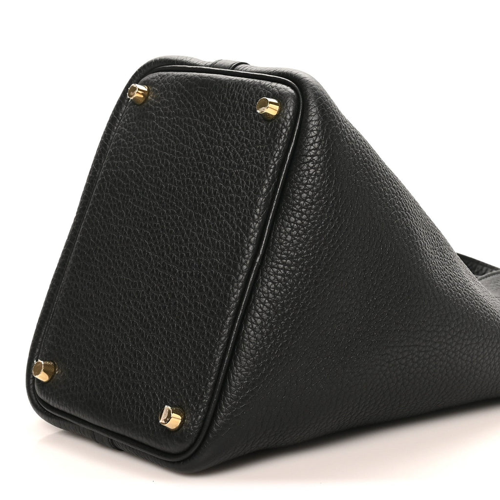 Taurillon Clemence Picotin Lock 18 PM Black £¨ Direct shipment via from wholesalehk.shop