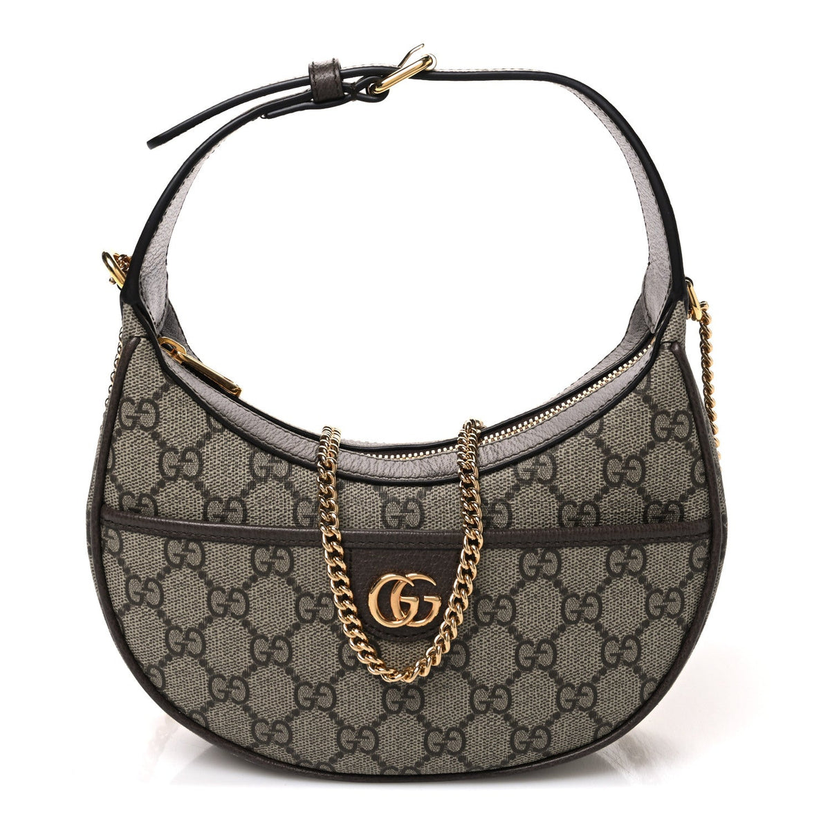 GG Supreme Monogram Textured Dollar Calfskin Small Ophidia Shoulder Bag Beige Ebony New Acero wholesalehk.shop