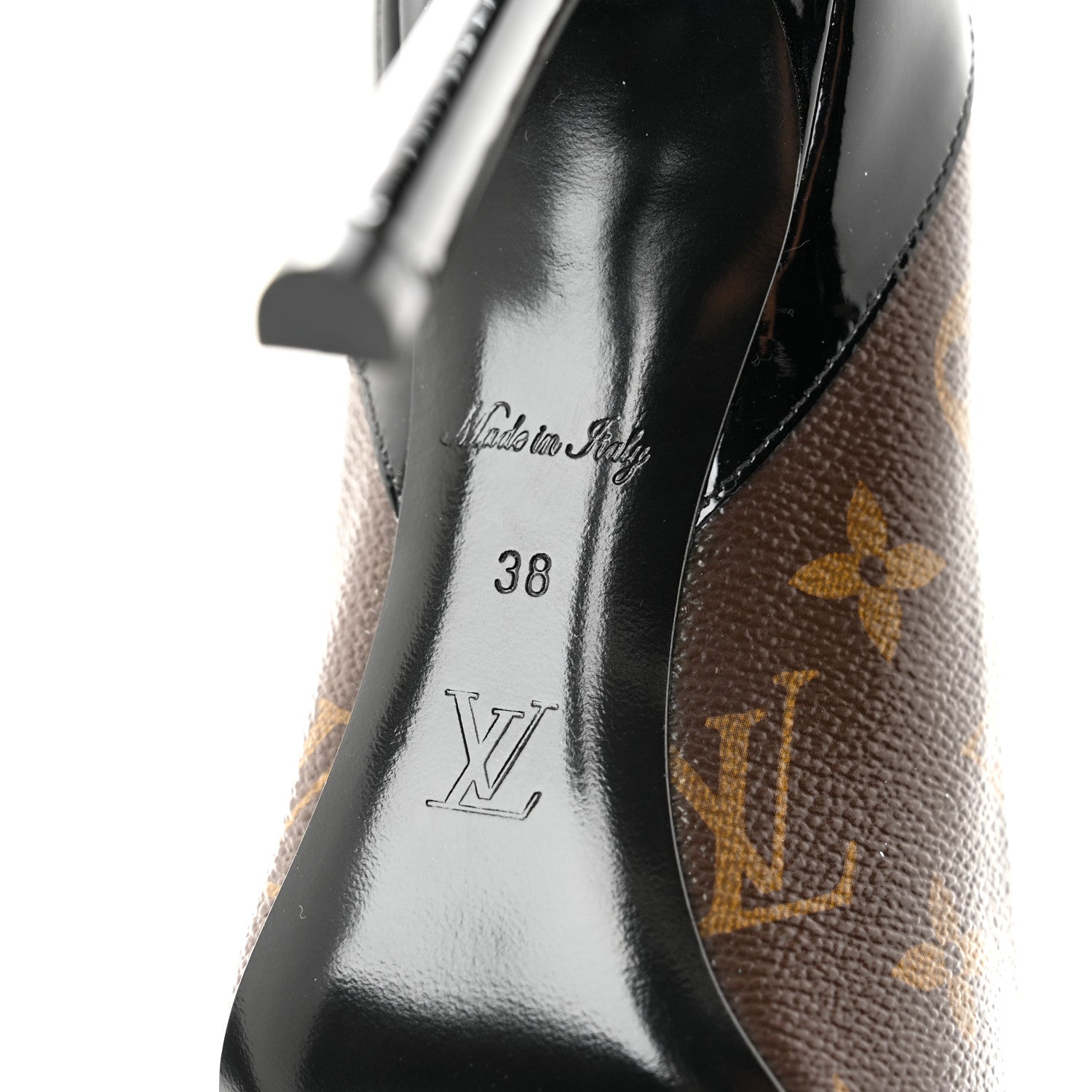 Monogram Cherie Pumps 38 Black £¨ Direct shipment via from wholesalehk.shop