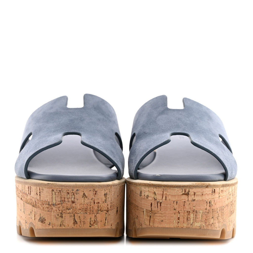 Suede Goatskin Cork Eze 30 Sandals 35 Bleu Grignon wholesalehk.shop