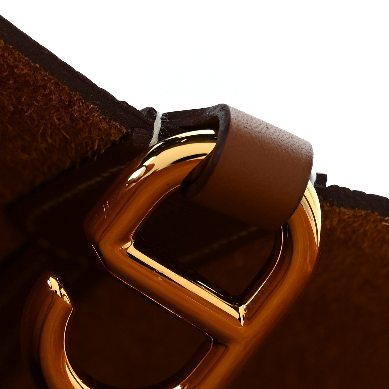 Taurillon Clemence Swift In-The-Loop 23 Bag Gold £¨ Direct shipment via from wholesalehk.shop